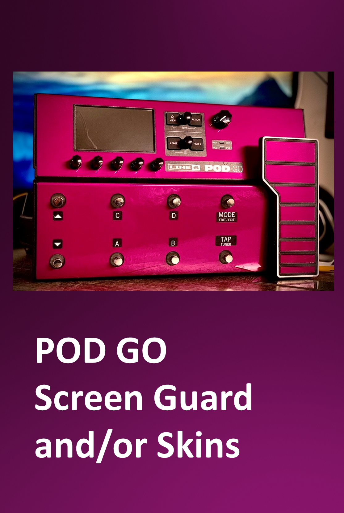 Line 6 POD GO - Screen Guards and/or Deluxe Skin - USA — Gear by CEBA